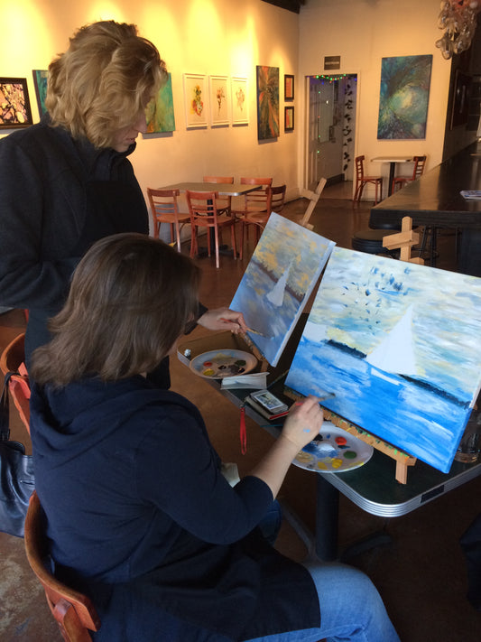 Set Sail - Sip and Paint Party