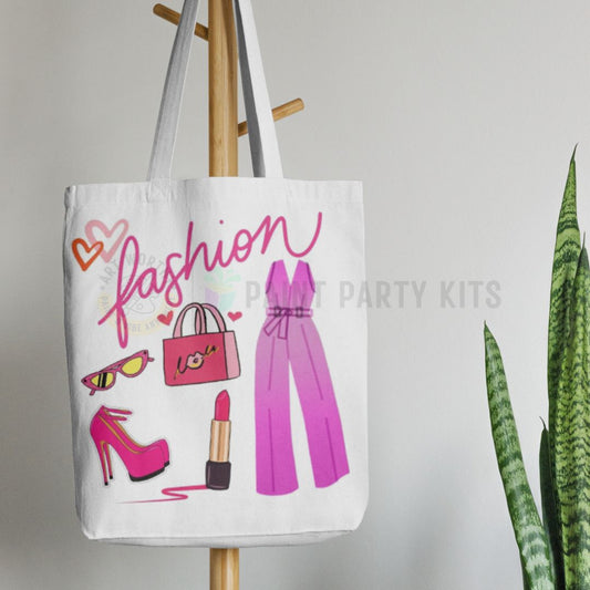Fashion Sip and Paint Tote Bag