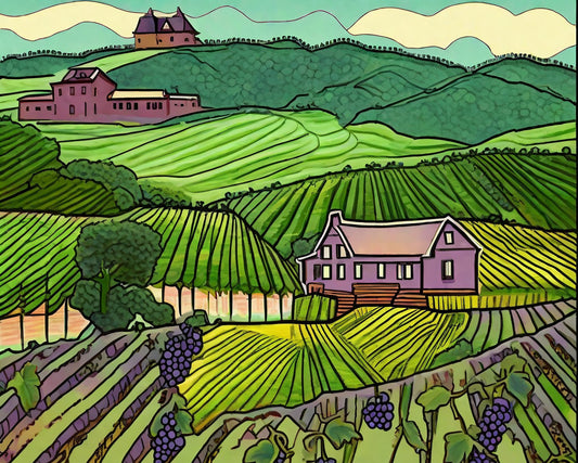 Sonoma Landscapes - Sip and Paint Kit